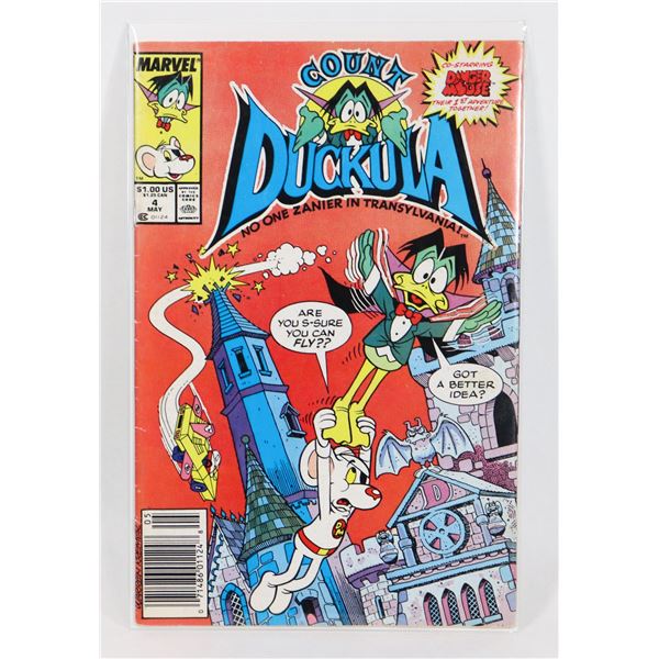 #879 MARVEL COMICS COUNT DUCKULA #4 MAY 1989