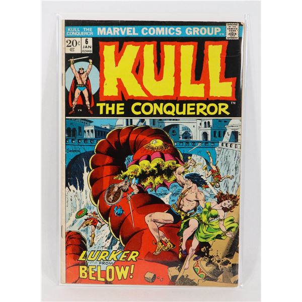 #897 MARVEL COMICS KULL THE CONQUEROR #6 1972