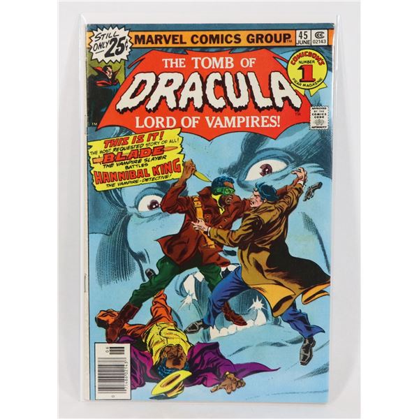 #898 MARVEL COMICS TOMB OF DRACULA #45 1976