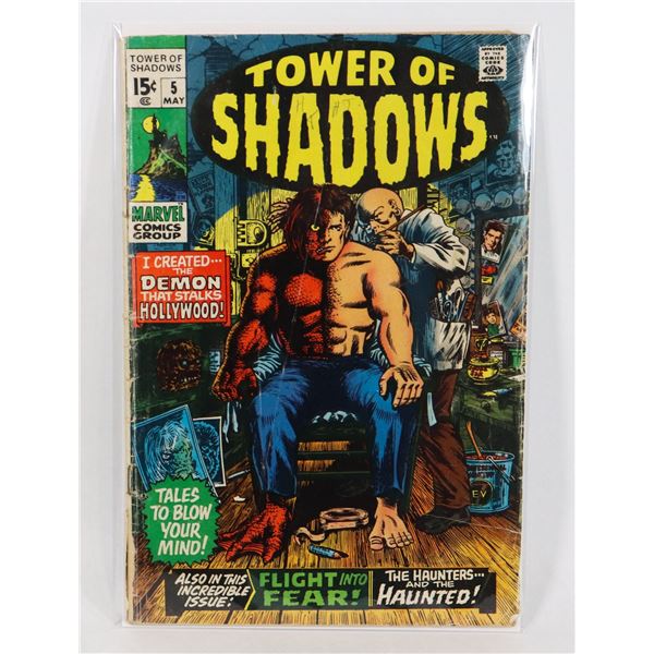 #901 MARVEL COMICS TOWER OF SHADOWS #5 1970