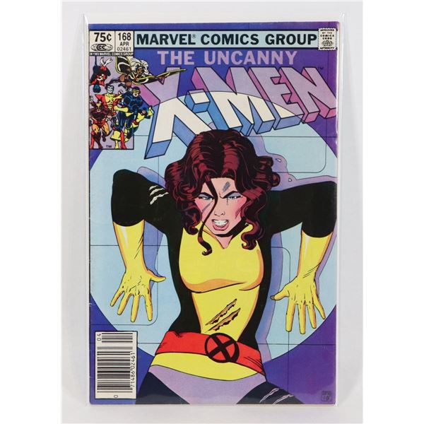 #903 MARVEL COMICS UNCANNY X-MEN #168 APRIL 1983
