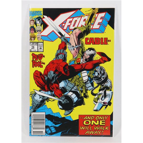 #933 MARVEL COMICS X-FORCE #15 OCT 1992 DEADPOOL