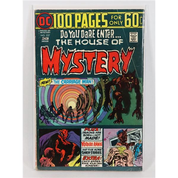 #952 DC DETECTIVE COMICS HOUSE OF MYSTERY #227