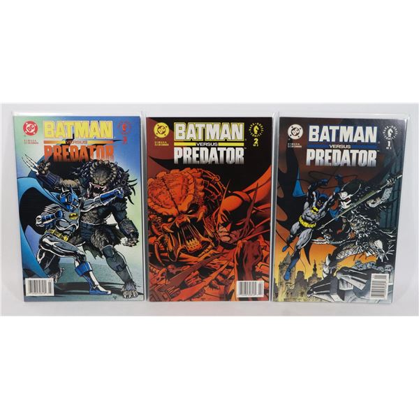 #963 DC DETECTIVE COMICS BATMAN VS PREDATOR #1-#3
