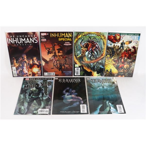 BUNDLE OF MARVEL COMICS, LOTS OF SUBMARINER AND