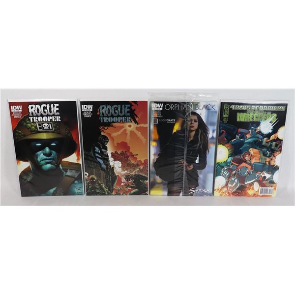 BUNDLE OF IDW COMICS INCLUDING TRANSFORMERS LAST