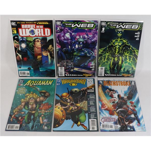BUNDLE OF DC COMICS INCLUDING THE WEB ISSUES 1 AND