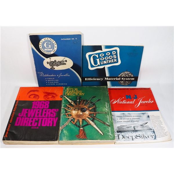 BUNDLE OF VINTAGE JEWELRY CATALOGS INCLUDING