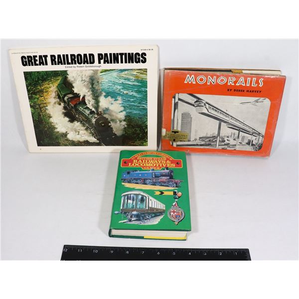 BUNDLE OF BOOKS ABOUT TRAINS INCLUDING GREAT