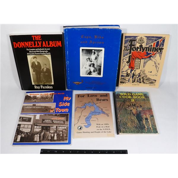 BUNDLE OF HISTORY TYPE BOOKS, MOSTLY CANADIAN