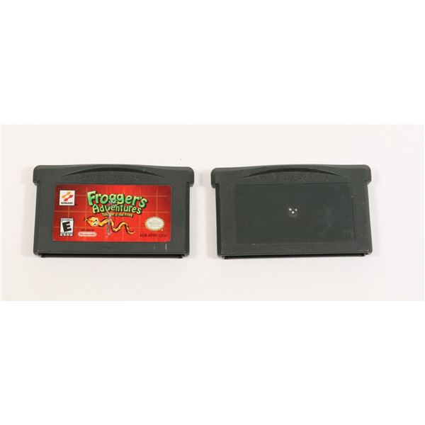 TWO NINTENDO GBA GAMES INCLUDING FROGGERS