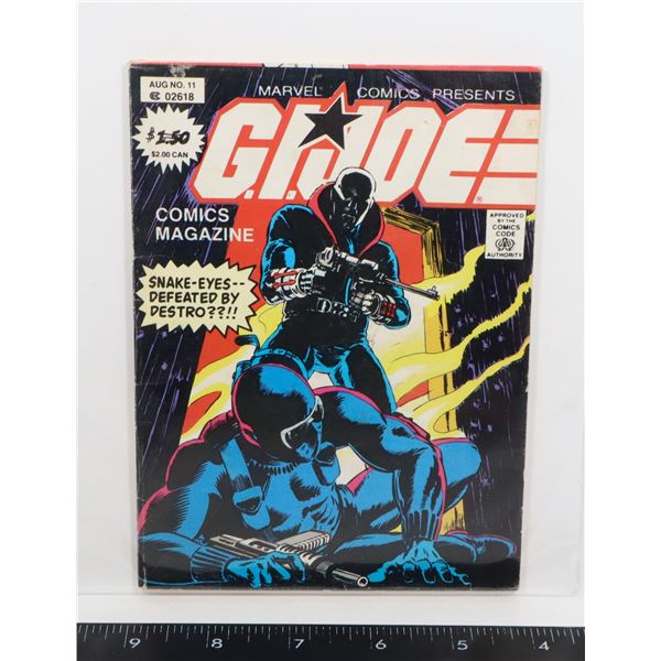 MARVEL COMICS G.I. JOE COMIC MAGAZINE #11