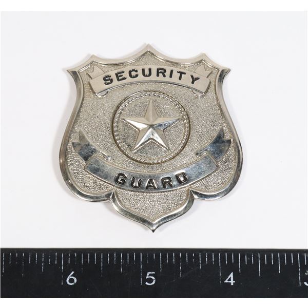 SECURITY GUARD SHIELD INSIGNIA STAR DESIGN
