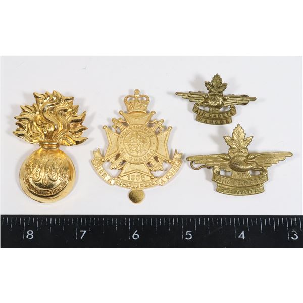 CANADIEN VOLTIGEURS DE QUEBEC CAP BADGE