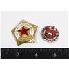 Image 1 : USSR COMMUNIST HUNGARIAN OFFICER BADGE