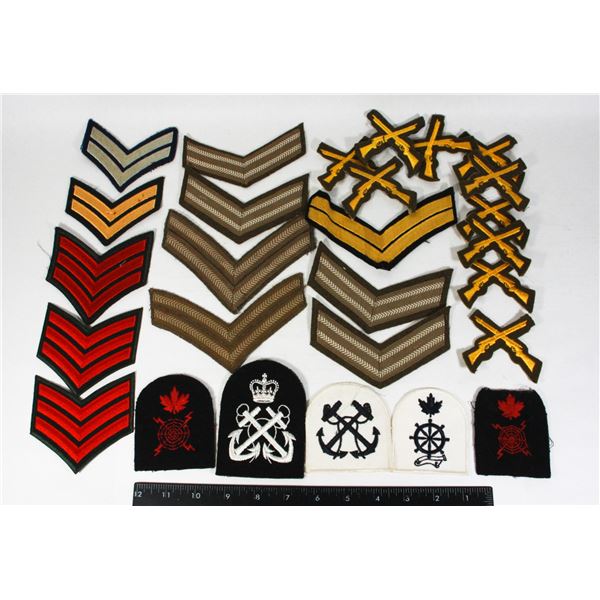 LOT OF MILITARY PATCHES INCLUDING