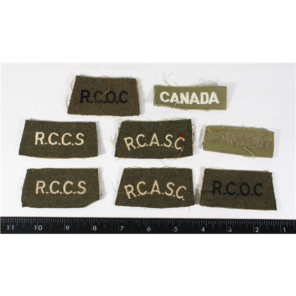 WW2 KOREAN WAR CANADA BATTLE DRESS INSIGNIA
