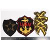 Image 1 : LOT OF 10 CROSSED RIFLE MARKSMAN INSIGNIA