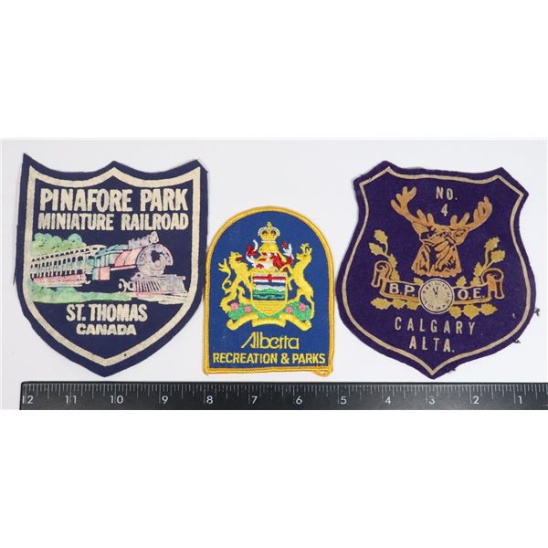 VINTAGE CALGARY ALBERTA ELK LODGE PATCH