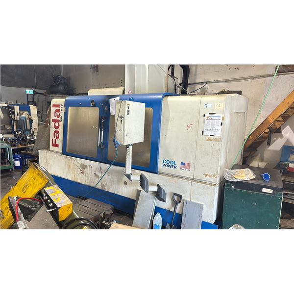 FADAL VMC 6030 60" X 30" X 28" ,10, 000 RPM CNC MACHINE WITH CAT 40 SPINDLE, THROUGH COOLING,