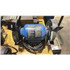 Image 2 : MASTERCRAFT 6" DUAL BENCH GRINDER, 5" ELECTRIC ORBITAL SANDER, ELECTRIC DRILL, & ELECTRIC 7 1/4"