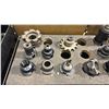 Image 5 : 2 TIER MOBILE PRODUCT CART WITH ASSORTED COMMERCIAL INDUSTRIAL CNC MACHINE TOOLING / HEADS