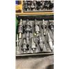 Image 5 : 2 TIER MOBILE PRODUCT CART WITH ASSORTED COMMERCIAL INDUSTRIAL CNC MACHINE TOOLING / HEADS