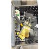Image 2 : 2 TIER MOBILE PRODUCT CART WITH ASSORTED SMALL HAND TOOLS & C-CLAMPS *CART INCLUDED*