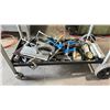 Image 3 : 2 TIER MOBILE PRODUCT CART WITH ASSORTED SMALL HAND TOOLS & C-CLAMPS *CART INCLUDED*