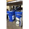 Image 2 : MOB BUCKET, HOSE & ASSORTED COMMERCIAL SHOP LUBRICANTS / OILS