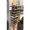 Image 1 : 2 METAL MULTI TIER SHELVING UNITS WITH ASSORTED COMMERCIAL INDUSTRIAL CNC MACHINE TOOLING &