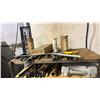 Image 3 : 2 METAL MULTI TIER SHELVING UNITS WITH ASSORTED COMMERCIAL INDUSTRIAL CNC MACHINE TOOLING &
