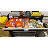 Image 2 : DRAWER OF ASSORTED COMMERCIAL INDUSTRIAL CNC MACHINE CUTTING TEETH / TOOLING