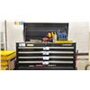 Image 3 : HUSKY BLACK 10 DRAWER 2 SECTION INDUSTRIAL MOBILE TOOL BOX WITH ASSORTED HAND TOOLS, TOOLING &