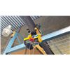 Image 1 : POWER FIST 880LBS CAPACITY MINI CABLE ELECTRIC SHOP HOIST WITH COMMERCIAL MAGNETIC CLAMP TOOL &