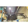 Image 3 : POWER FIST 880LBS CAPACITY MINI CABLE ELECTRIC SHOP HOIST WITH COMMERCIAL MAGNETIC CLAMP TOOL &