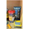 Image 10 : 2 DRAWER 4 DOOR 64"W X 20"D 32"H WORK SURFACE WITH ASSORTED AIR COMPRESSOR, MINI COMPRESSOR,