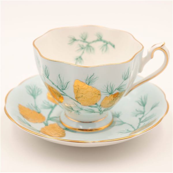 Queen Anne Teacup and Saucer
