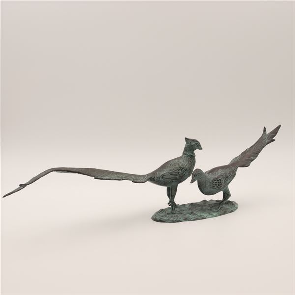 Phasants - Bronze Sculpture