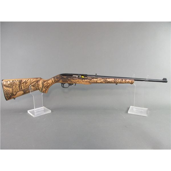 Ruger Model 10/22 Semi-Automatic Carbine- .22 LR- 18" Barrel- Carved Stock- New Condition- #0021-371