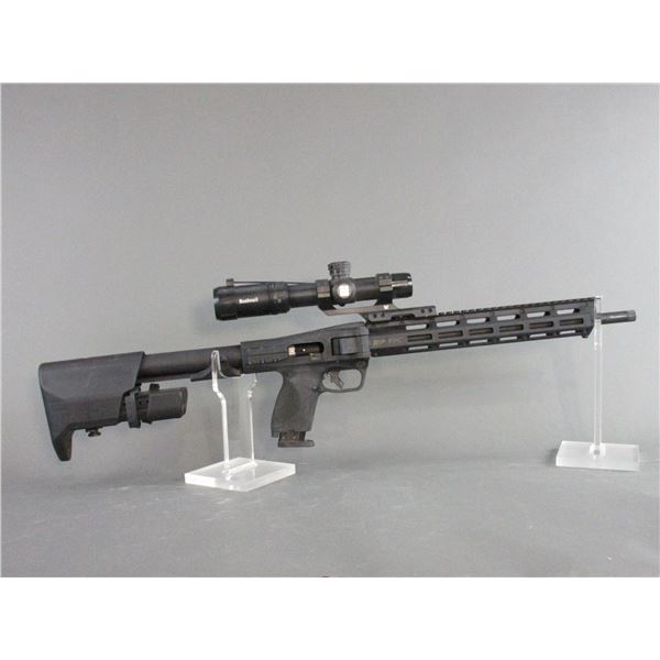 Smith And Wesson M+P FPC Semi-Automatic Carbine 9MM- 16.5" Barrel- 6 Mags- Bushnell Scope- Good Cond