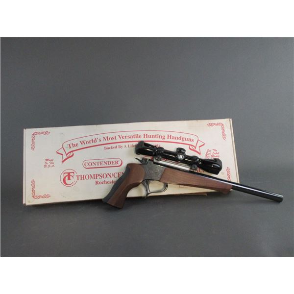 Thompson Center Arms Super 14 Single Shot Pistol- .223- 14" Barrel- Engraved- Bushnell Scope- Box- V