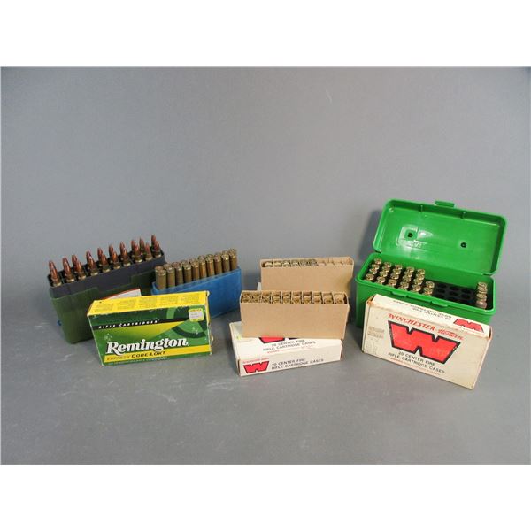 108 Rounds Of Reloaded .338 Mag Ammo- 32 Brass