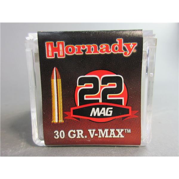 750 Rounds Of Hornady .22 Mag Ammo- 30 GR- V-MAX