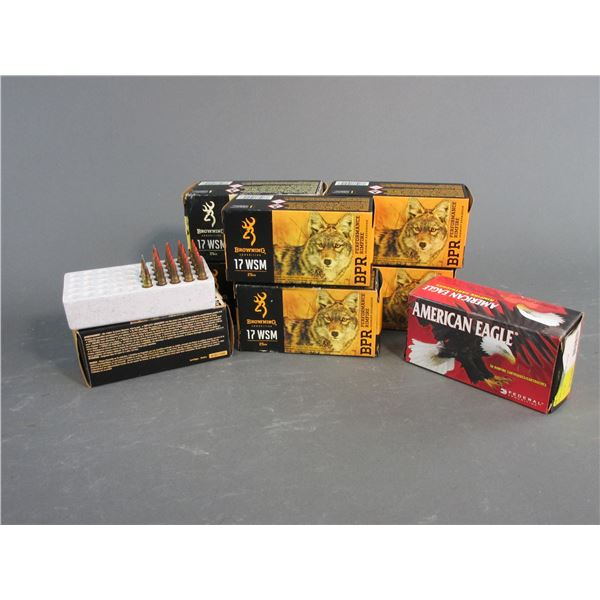 373 Rounds Of Factory  .17 WSM Ammo- 20GR-25GR