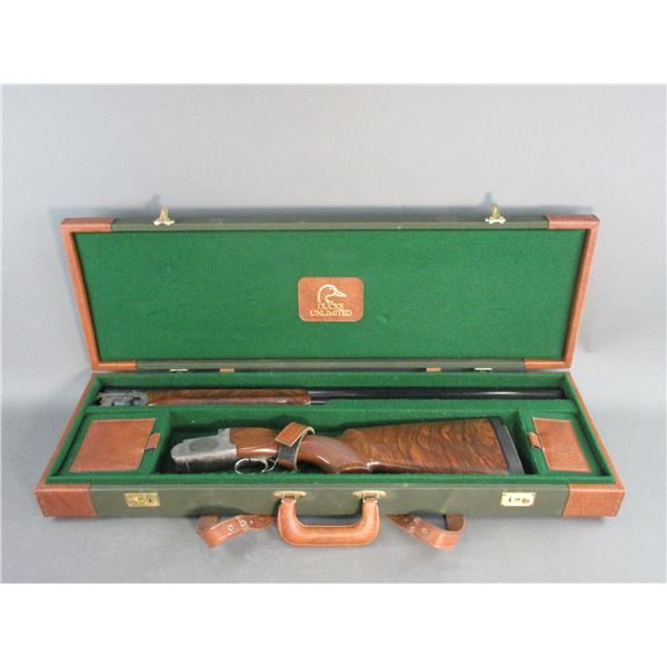 Betenzoli Ducks Unlimited O/U Shotgun- 12ga- 30" Ventilated Ribbed Barrel- Checkered- Engraved- 6 Ch