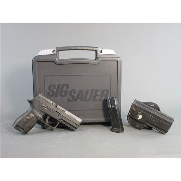 Sig Sauer Model P320 Semi-Automatic Pistol- .40- 3.75" Barrel- 2 Mags- Holster- Hard Case- Good Cond