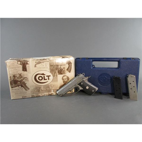 Colt MK IV Series 80 Officers Semi-Automatic Stainless Pistol- .45 ACP- 3.75" Barrel- 3 Mags- Hard C