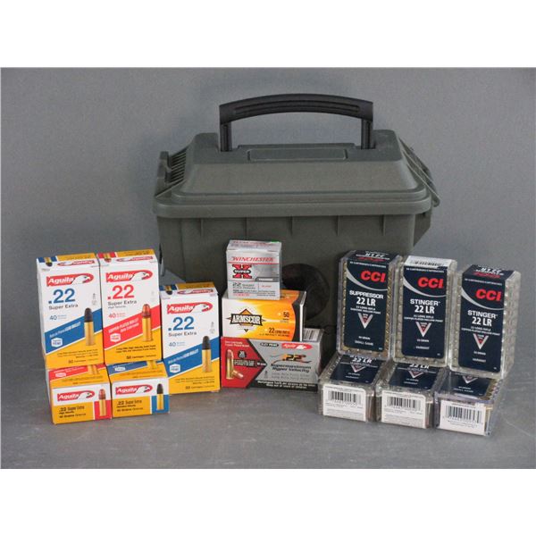 650 Rounds Of Factory .22 LR Ammo