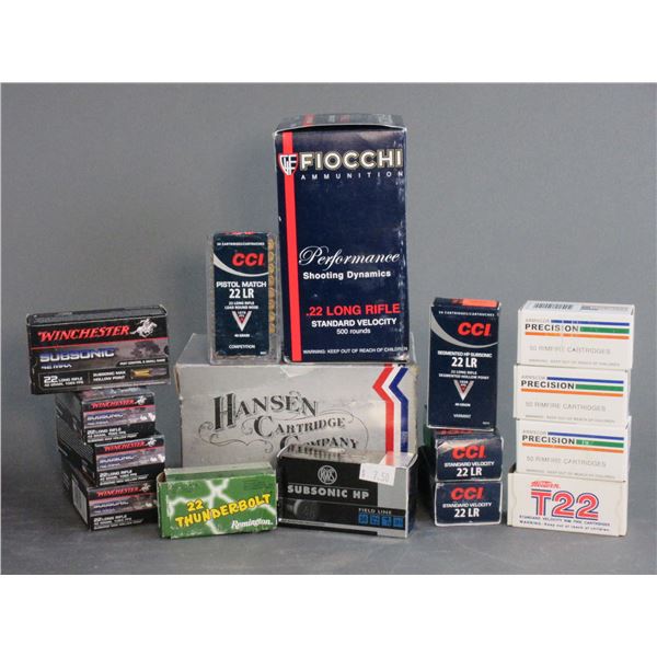 1675 Rounds Of Factory .22 LR Ammo